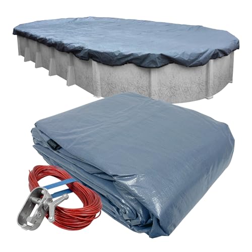 Robelle Robelle 18 x 33 ft Commercial Premier Oval Cover for Above Gro — Key specifications at a glance