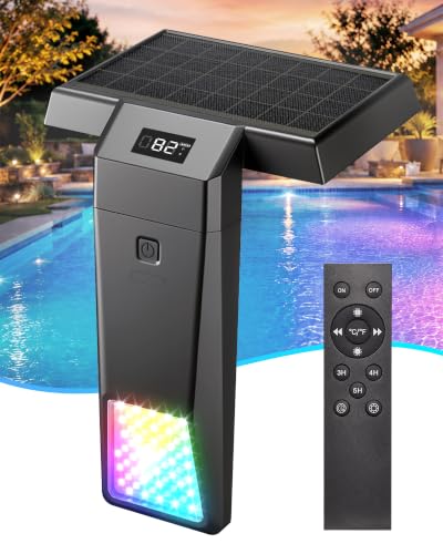 Brightown Solar Pool Lights for Inground & Above Ground Pools with Tem — Build quality and design details up close
