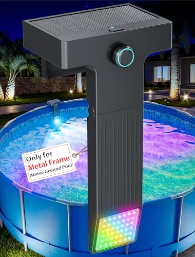 Kompoll KOMPOLL Solar Pool Lights for Above Ground Pools(Metal Frame O — Our recommended pick for most buyers